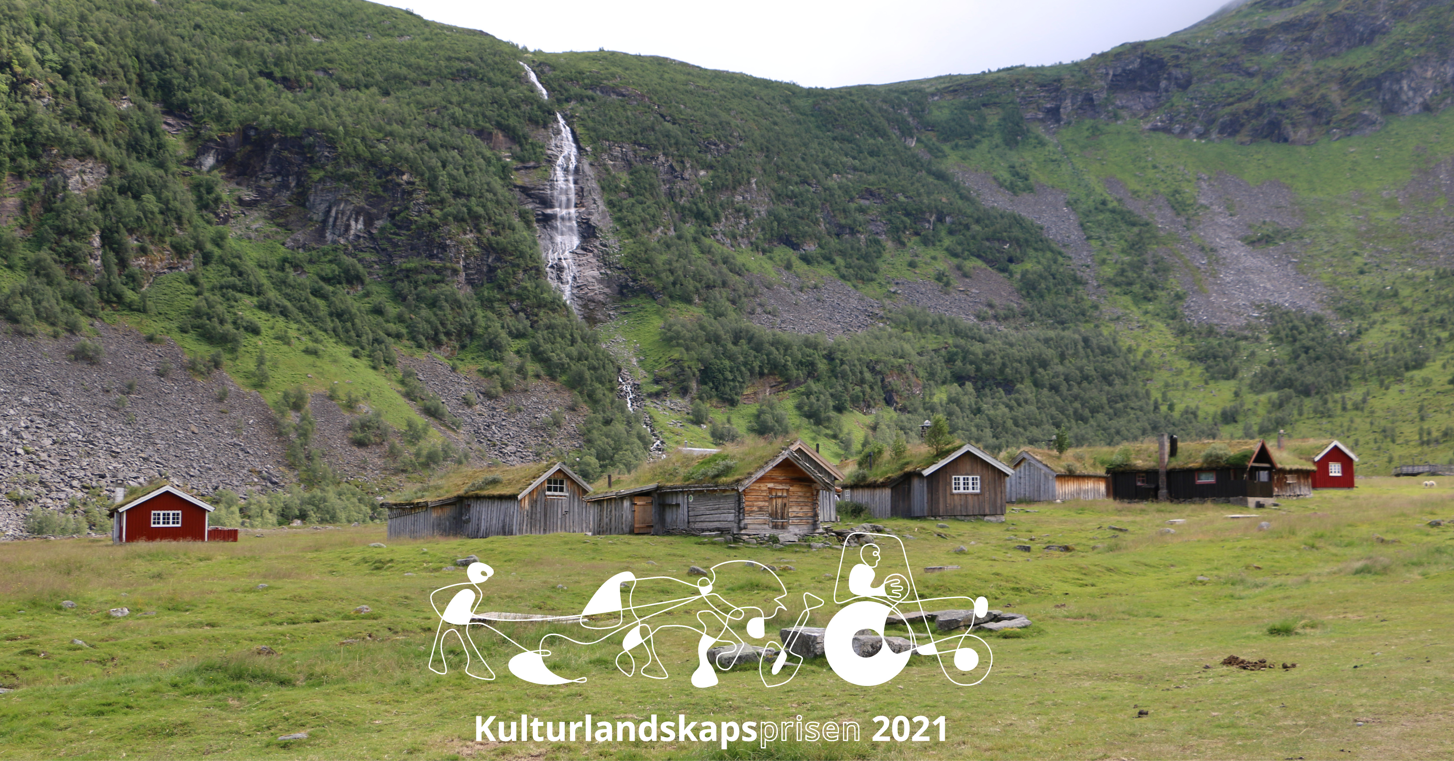 Heile bygda i Fjord kommune vinn prisen. Her frå Herdalssetra som har eit bygningsmiljø med over 30 gamle seterhus i klynge. Setra er ei av dei største fellessetrane for geit i Noreg.