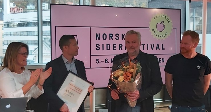 Bedriftsutviklingsprisen i landbruket 2021, vinnar Hardanger Siderprodusentlag