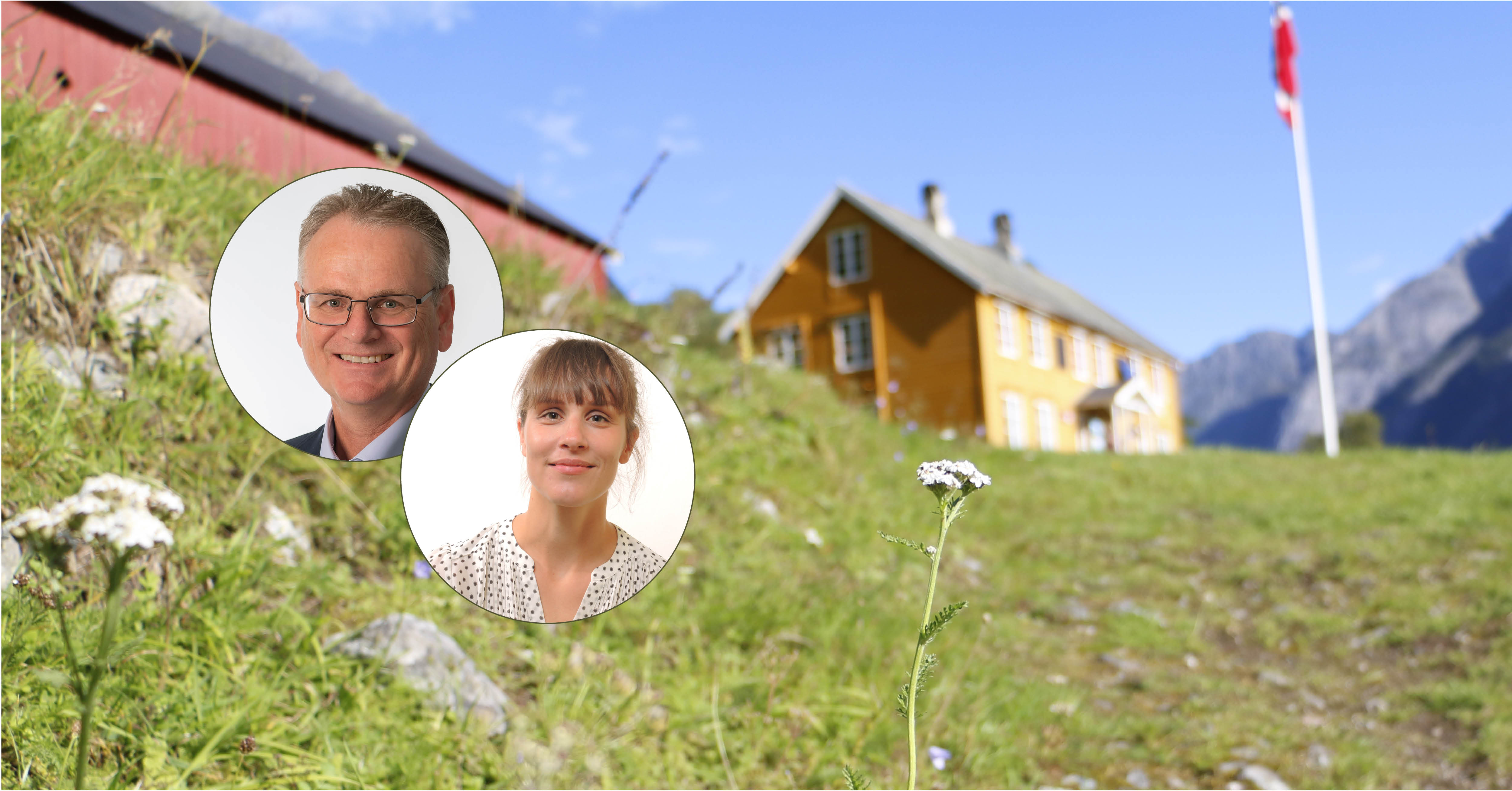 Her frå gården Hoem i Eikesdalen. Stein Kåre Austigard og Kristian Austigard på Hoem vant Kulturlandskapsprisen i 2020.
