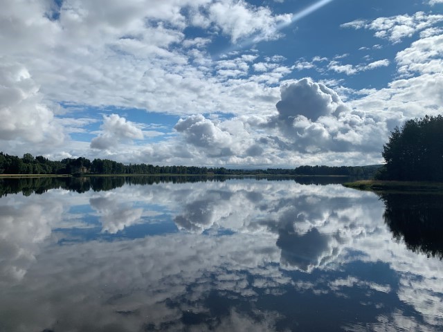 Bilde inn mot Svartelvdeltaet i Åkersvika naturreservat.