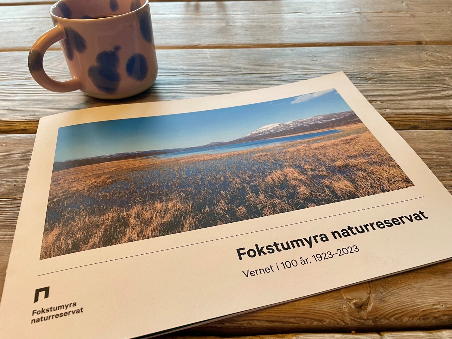 Foto av fremsiden til jublieumsheftet