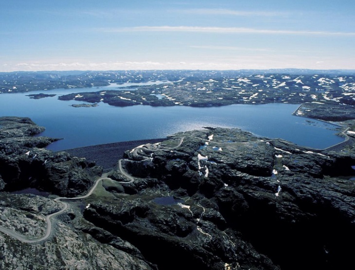 Blåsjømagasinet - kjelde: Statskraft Energi AS