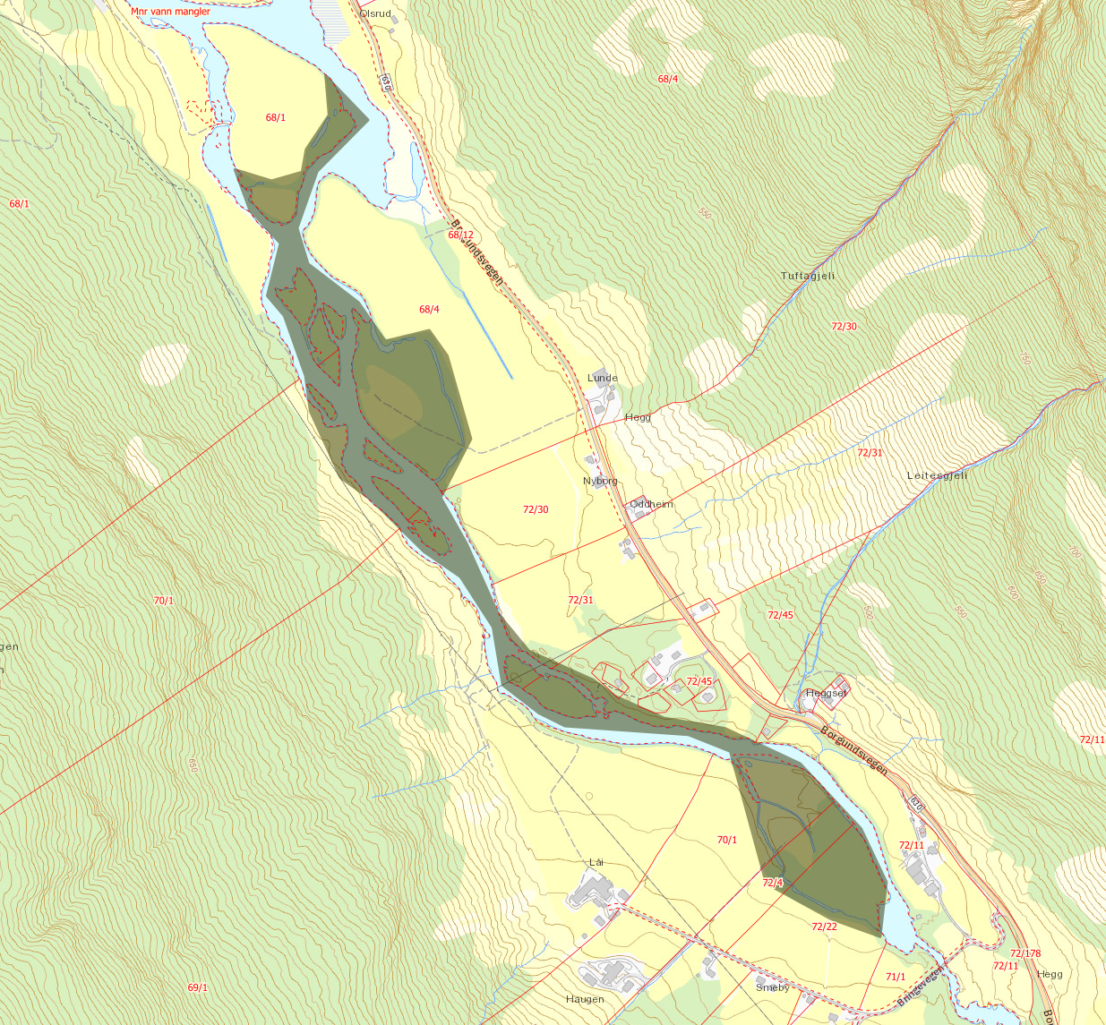 Lærdal, Lunde