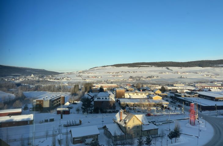 Vinterlandskap på Tynset