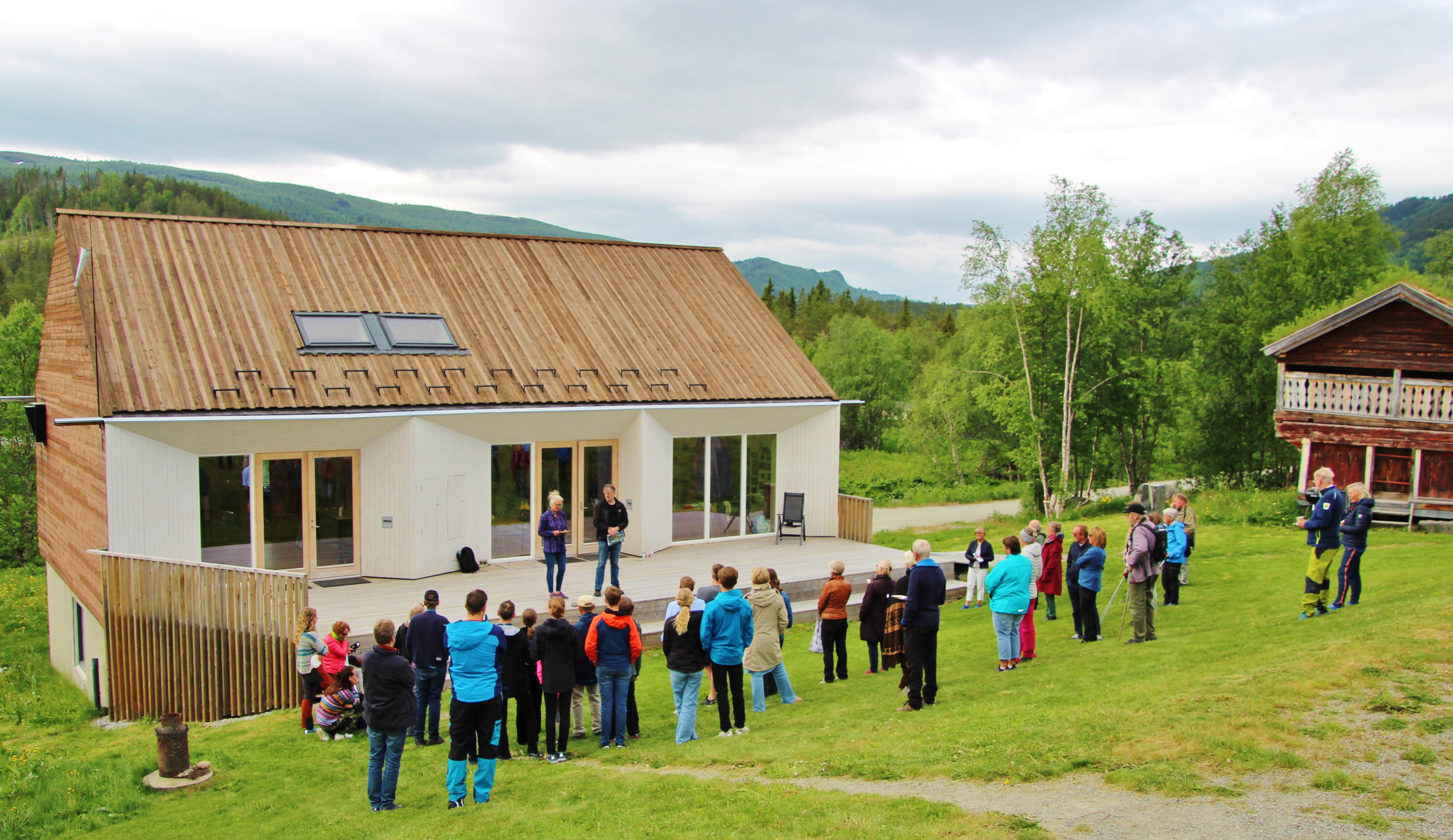 Leveld kunstnartun