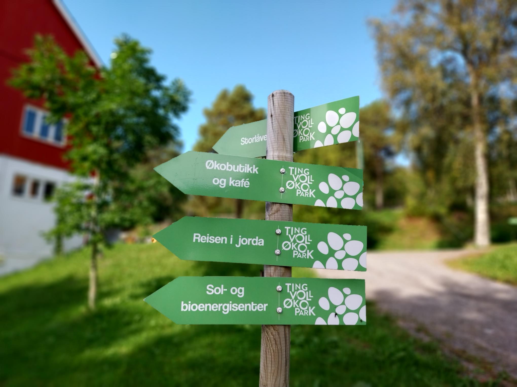 Bilete frå Tingvoll Økopark. 