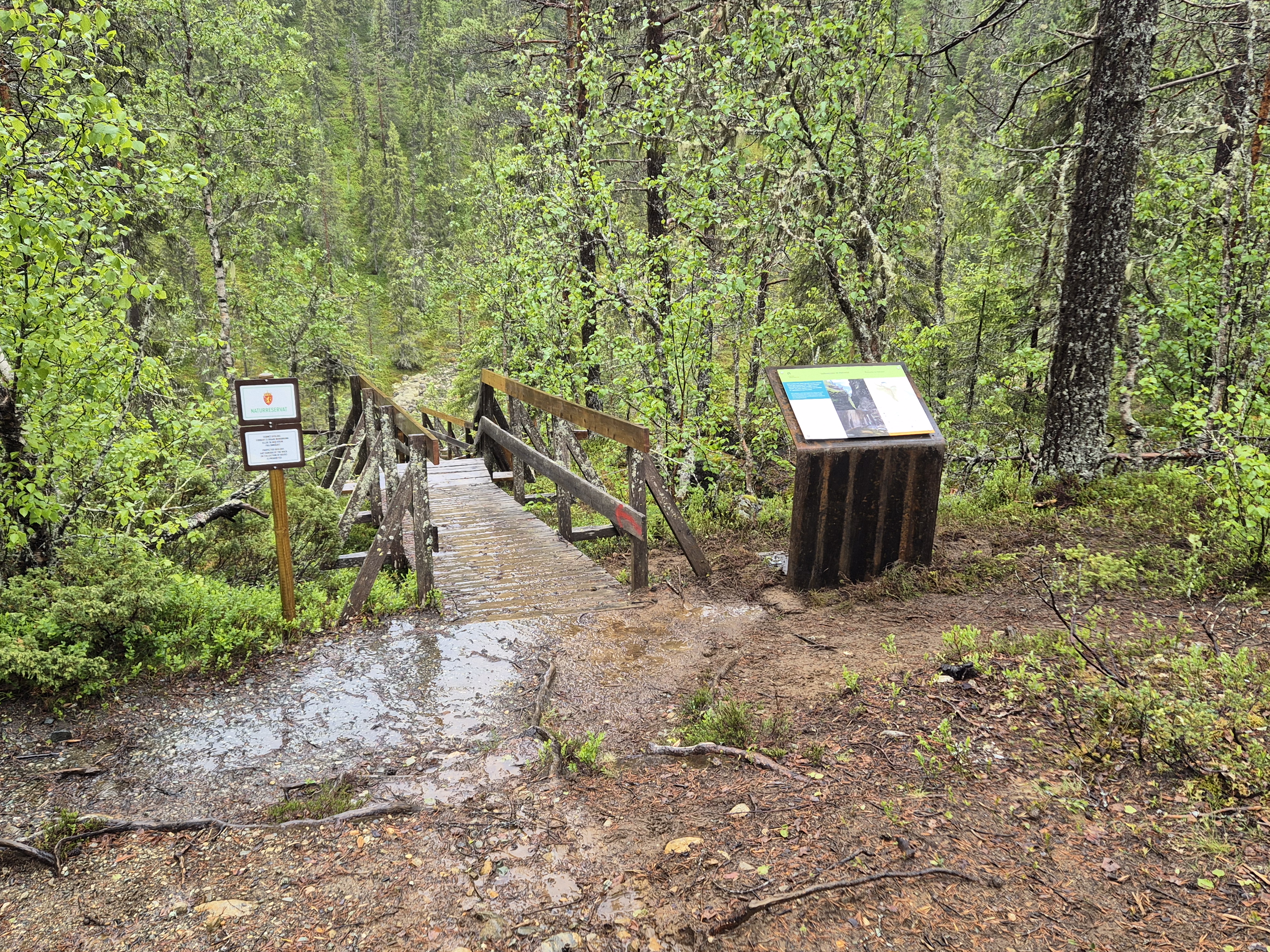 Inngang til naturreservat