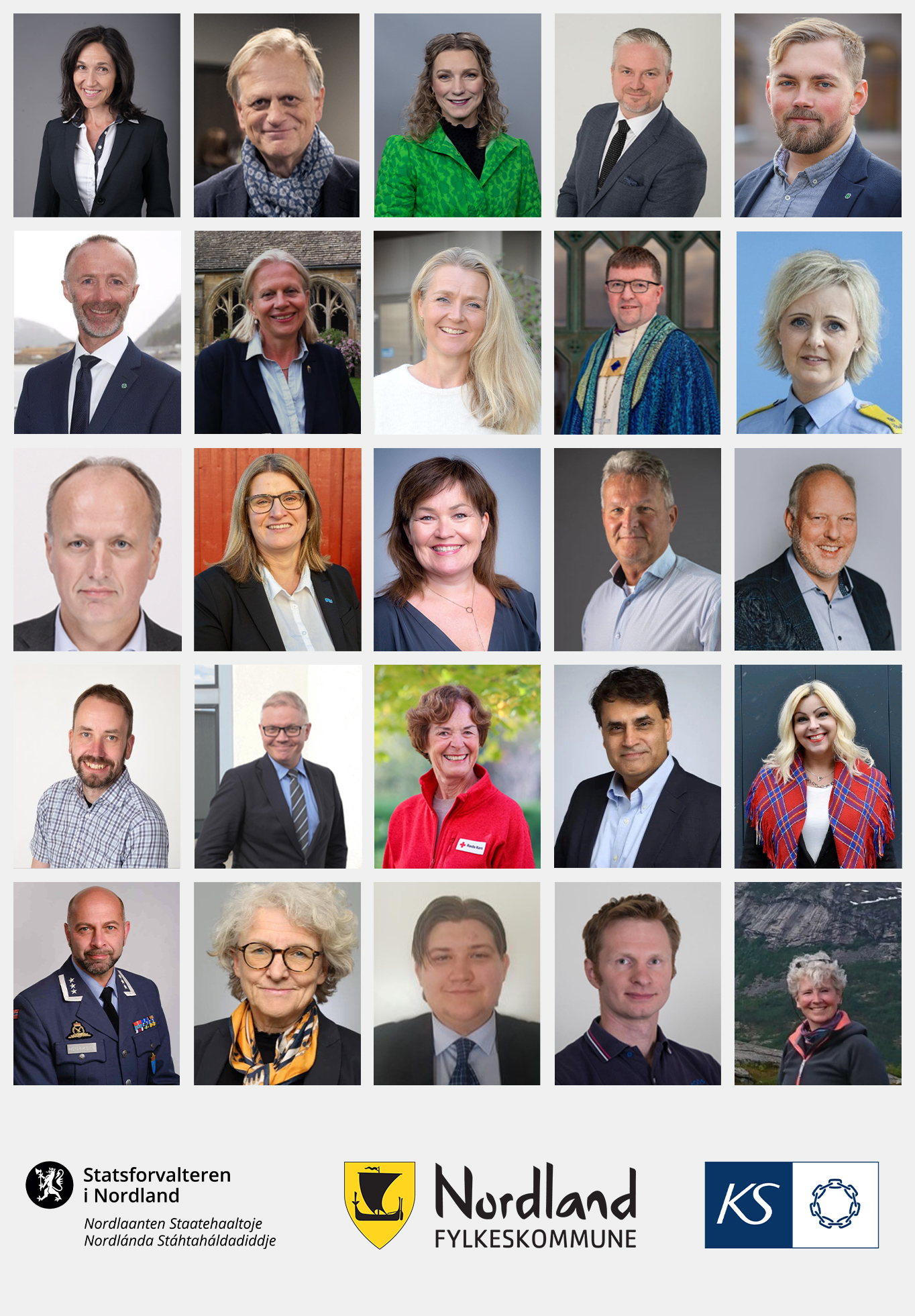 Portretter av innledere på Nordlandskonferansen 2024