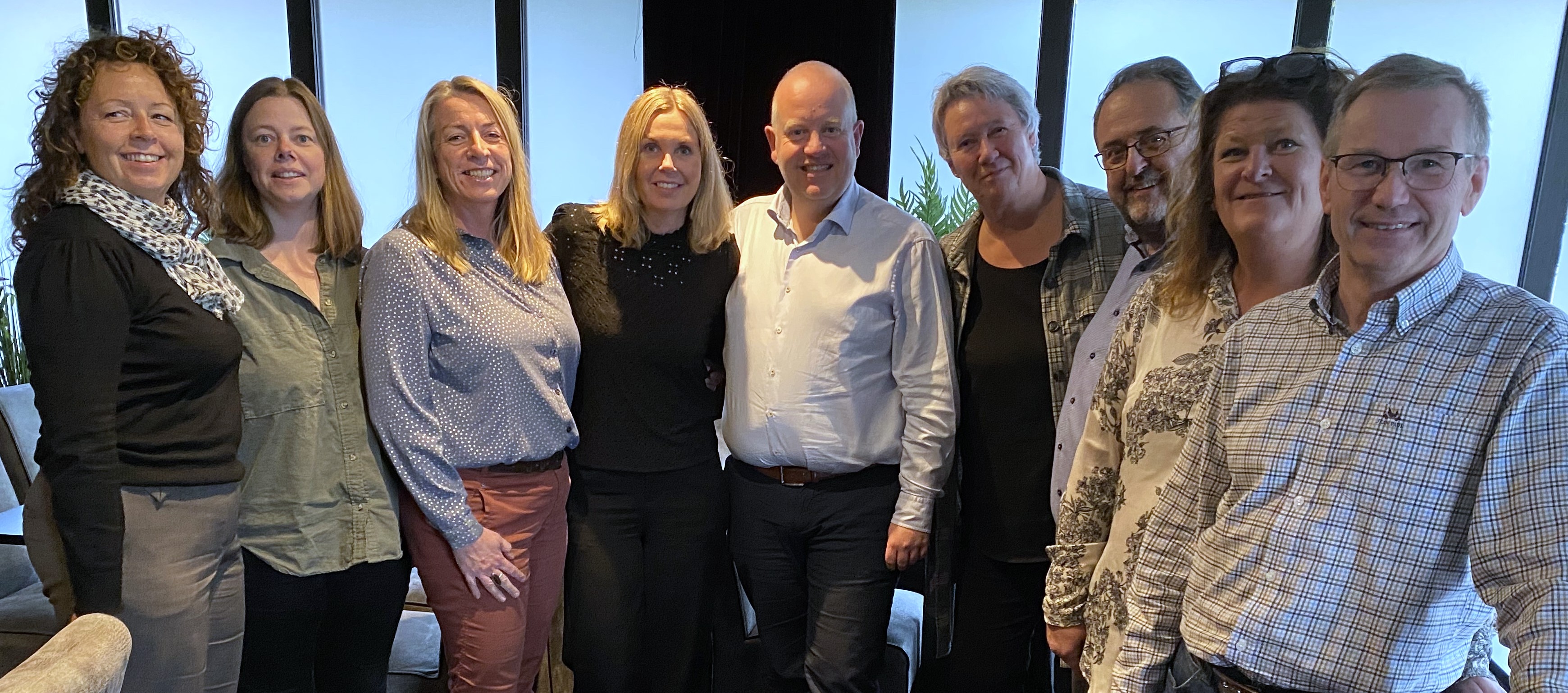Styringsgruppa for prosjekt Mat og reiseliv i #Osloregionen; Kristin Prøven fra Visit Lillehammer, Camilla Nordmo fra Visit Østfold, Kjersti Grøndahl (prosjektleder) fra VisitOsloRegion, Turid Windjusveen Olsen fra Statsforvalteren i Innlandet, Arne-Jørgen Skurdal fra Visit Innlandet, Ingvild Haugbråten fra Visit Innlandet, Knut Aandal fra Visit Greater Oslo, Ellen Larsen fra Visit Vestfold og Karl-Otto Mauland fra Vestfold og Telemark fylkeskommune. Ikke til stede: Anne-Signe Fagereng, Visit Oslo.  