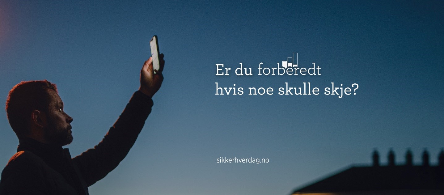 Er du forberedt hvis noe skulle skje? Foto: DSB
