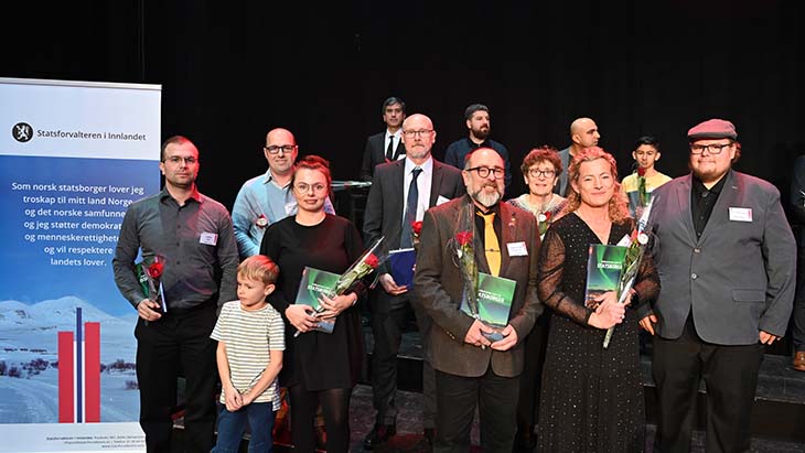 Gruppebilde Østre Toten fra statsborgerseremoni 