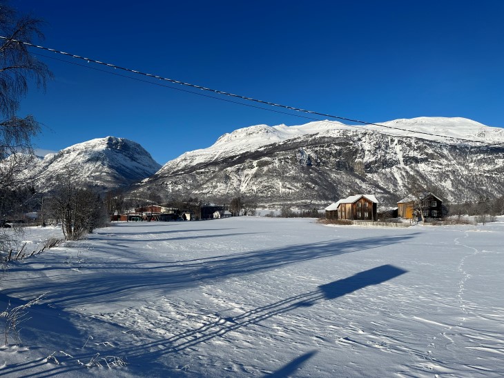 Landskap med fjell