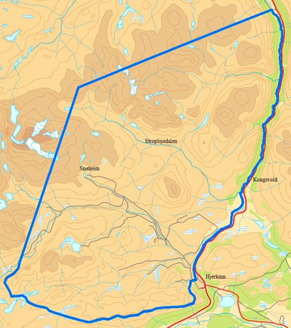 Kjerneområdet for moskus Kjerneområdet for moskus