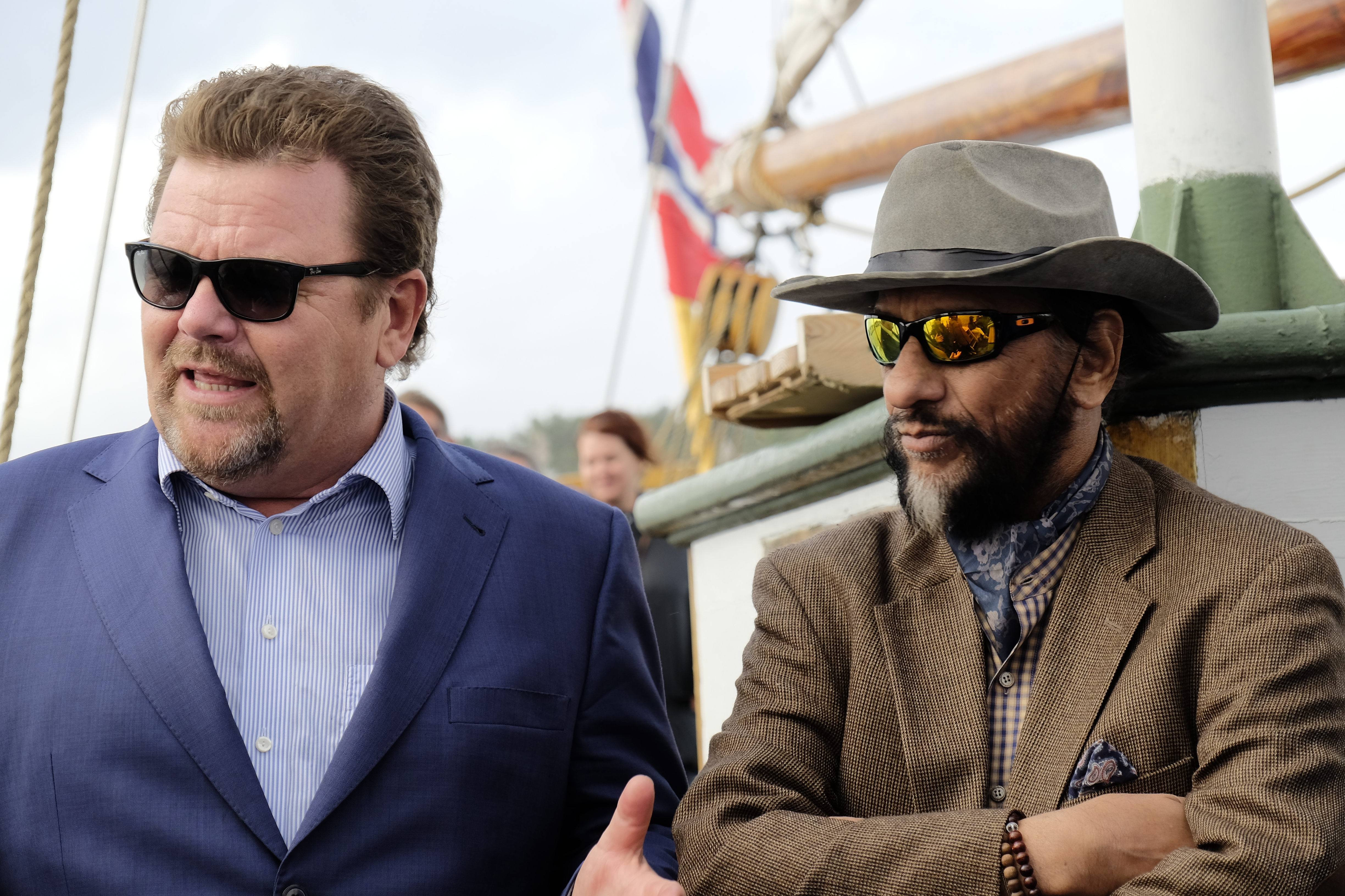 Båttur strandsonekonf. Øystein Djupedal og